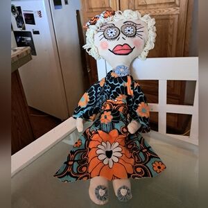 Maggie Is A Rag Doll 23" Tall And Ready To Come.home With You  Handmade